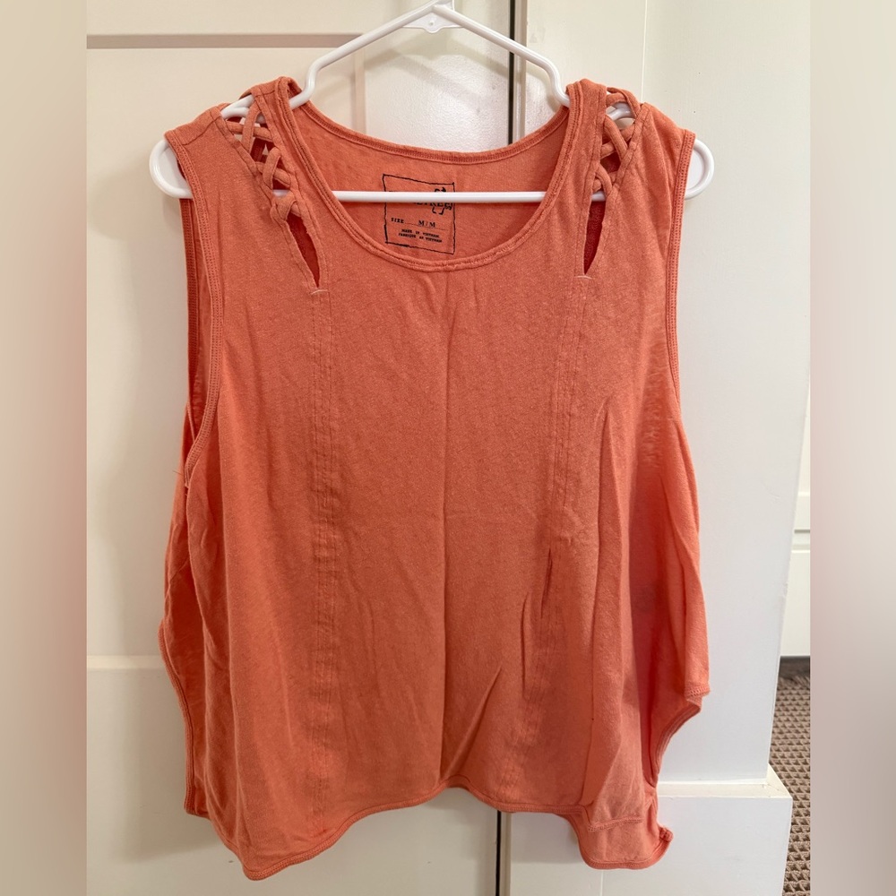 Free People. We the Free Linen top size M